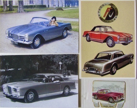 Couverture de FACEL VEGA CARTE POSTALES ET DIVERS