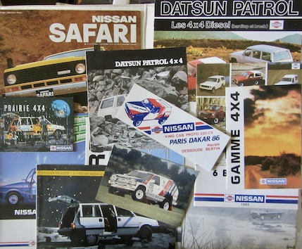 Couverture de DATSUN NISSAN PATROL PRAIRIE ET 4X4 DOCUMENTATION