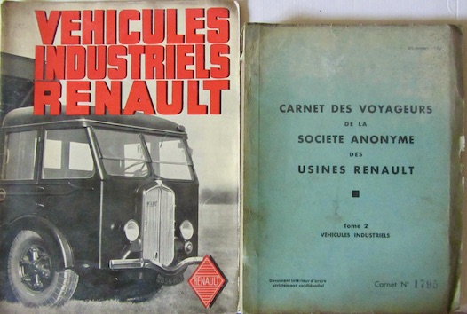 Couverture de 1936 MOTEURS DIESEL RENAULT INDUSTRIELS ET MARINS _CARNET DES VOYAGEURS 1834