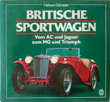 Couverture de BRITISCH SPORTWAGEN VOM AC UND JAGUAR EUM MG UND TRIUMPH