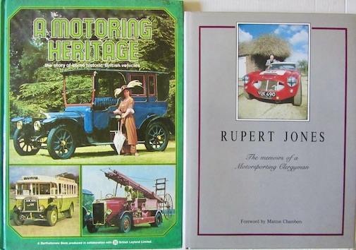 Couverture de RUPERT JONES THE MEMOIRS OF A MOTORSPORTING CLERGYMAN _ A MOTORING HERITAGE HISTORIC BRITISH VEHICULES