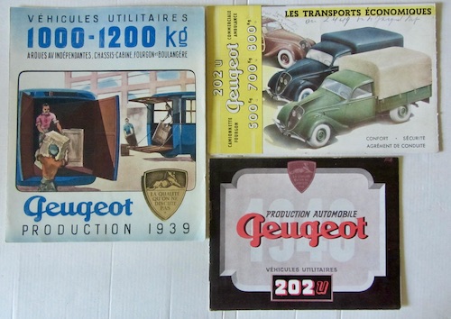 Couverture de PEUGEOT UTILITAIRE  DEPLIANT