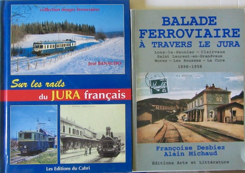 Couverture de SUR LES RAILS DU JURA FRANCAIS _ BALLADES FERROVIERES A TRAVERS LE JURA