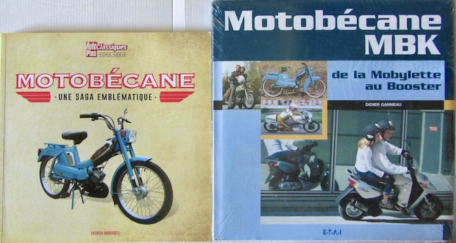 Couverture de MOTOBECANE MBK DE LA MOBYLETTE AU BOSTER _ UNE SAGA EMBLEMATIQUE