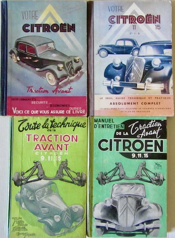 Couverture de CITROEN TRACTION GUIDE MANUEL D'ENTRETIEN EPA ET MOTO REVUE