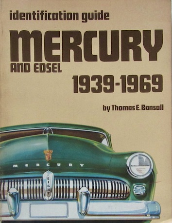 Couverture de MERCURY IDENTIFICATION GUIDE 1939 1969 AND EDSEL
