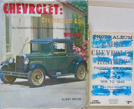 Couverture de CHEVROLET THE COMING AGE 1911 1942 _ EARLY CHEVROLET HISTORY 1912 1945