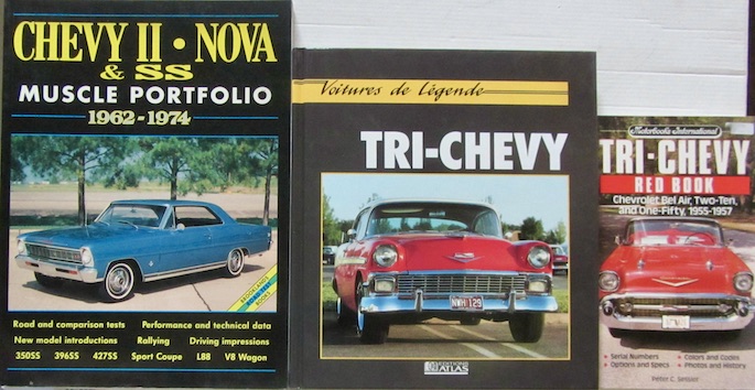 Couverture de CHEVROLET CHEVY II NOVA AND SS 1962 1974 _TRI CHEVY ATLAS _ TRI CHEVY RED BOOK 1955 1957