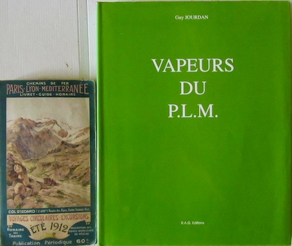 Couverture de 1912 PLM GUIDE ETE _ VAPEURS DU PLM DESCRIPTION COMPLETE DE TOUTES LES MACHINES DE GUY JOURDAN