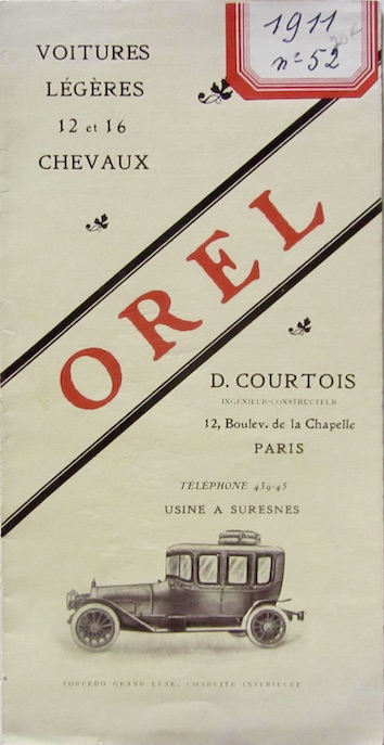 Couverture de OREL D.COURTOIS INGENIEUR CONSTRUCTEUR