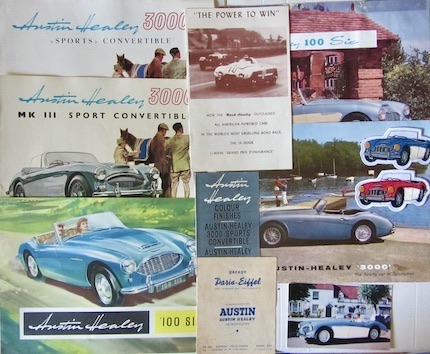 Couverture de AUSTIN HEALEY 100 SIX CATALOGUE