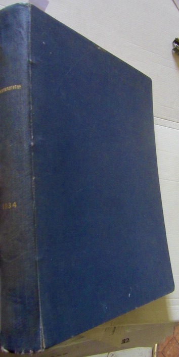 Couverture de L'AERONAUTIQUE 1934 RELIURE DE 12 MOIS