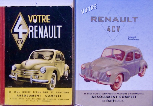 Couverture de VOTRE 4 CV RENAULT DESCRIPTION ENTRETIEN