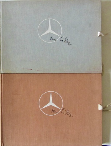 Couverture de 1955 MERCEDES RECUEIL DE DESSINS DE HANS LISKA