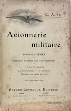 Couverture de 1912 AVIONNERIE MILITAIRE POINTAGE AERIEN CLEMENT ADER