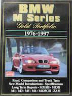 Couverture de BMW M SERIES GOLD PORTFOLIO 1976 _1997 EN ANGLAIS