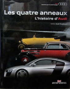 Couverture de LES QUATRE ANNEAUX L 'HISTOIRE D'AUDI PAR D.KLASING