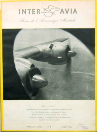 Couverture de INTERAVIA LA REVUE MONDIALE DE L'AVIATION EN FRANCAIS
