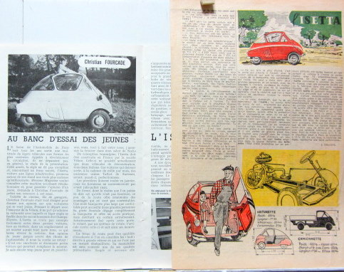 Couverture de ISETTA DESCRIPTION D'EPOQUE REVUE MECANNO ET DIVERS