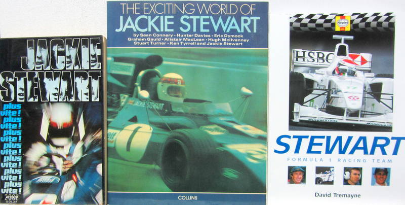 Couverture de JACKIE STEWART PLUS VITE - THE EXCITING WORLD - FORMULA 1 RACING TEAM