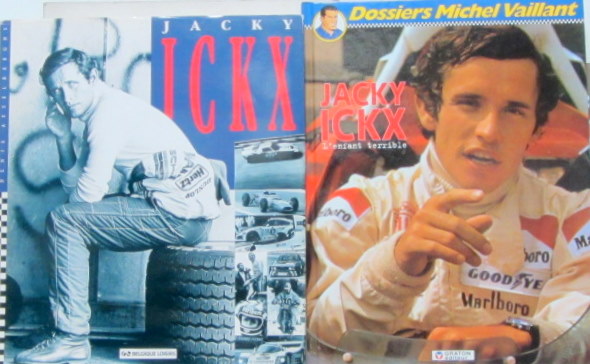 Couverture de JACKY ICKX DE DENIS ASSELBERGHS - L'ENFANT TERRIBLE MICHEL VAILLANT BD AU CHOIX