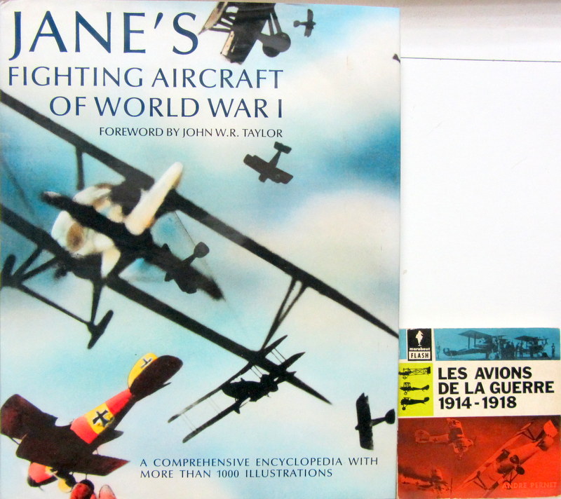 Couverture de JANE'S FIGHTING AIRCRAFT OF WORLD WAR 1 - LES AVIONS DE LA GUERRE DE 1914-1918