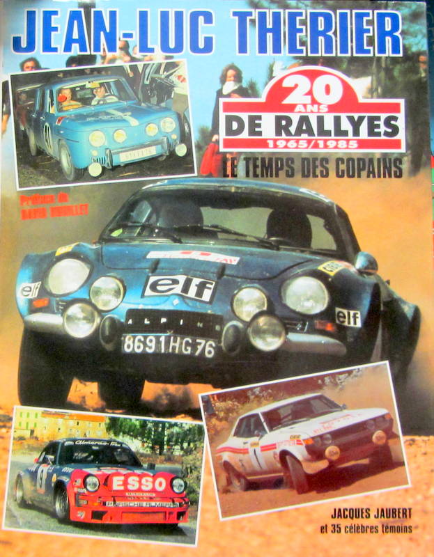 Couverture de THERIER JEAN LUC 20 ANS DE RALLYES LE TEMPS DES COPAINS