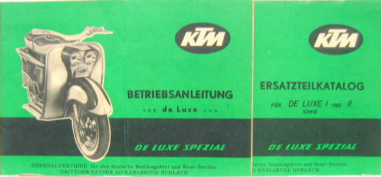 Couverture de KTM DE LUXE SPEZIAL AU CHOIX