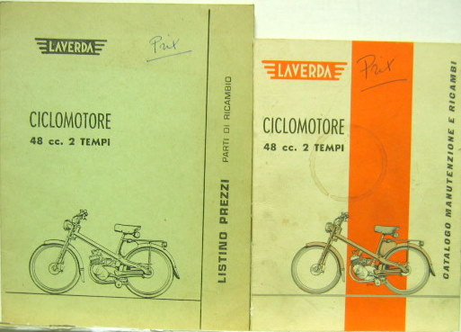 Couverture de LAVERDA CICLOMOTORE 48 CC 2 TEMPS