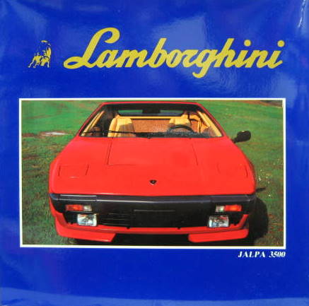 Couverture de LAMBORGHINI JALPA 3500 CATALOGUE