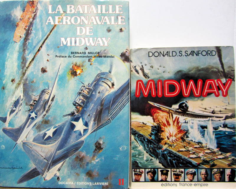 Couverture de LA BATAILLE AERONAVALE DE MIDWAY DOCAVIA - MIDWAY DE D.S.SANFORD