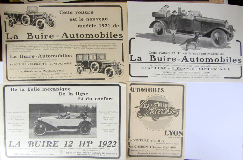 Couverture de LA BUIRE A LYON DECOUPAGE DE REVUES D'EPOQUE