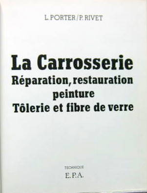 Couverture de LA CARROSSERIE REPARATION PEINTURE ET FIBRE DE VERRE CHEZ EPA