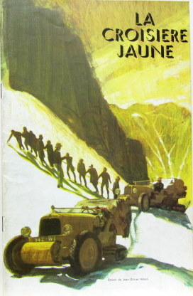 Couverture de 1931-32 LA CROISIERE JAUNE PLAQUETTE CITROEN EN FRANCAIS ET ANGLAIS