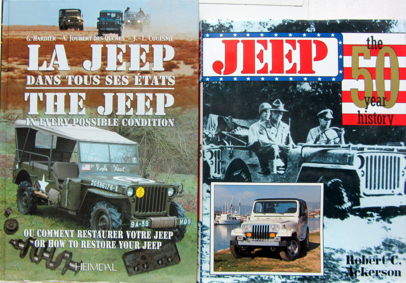 Couverture de LA JEEP DANS TOUS SES ETATS IN EVEY POSSIBLE CONDITION EN FRANCAIS ET ANGLAIS - THE 50 YEARS HISTORY EN ANGLAIS