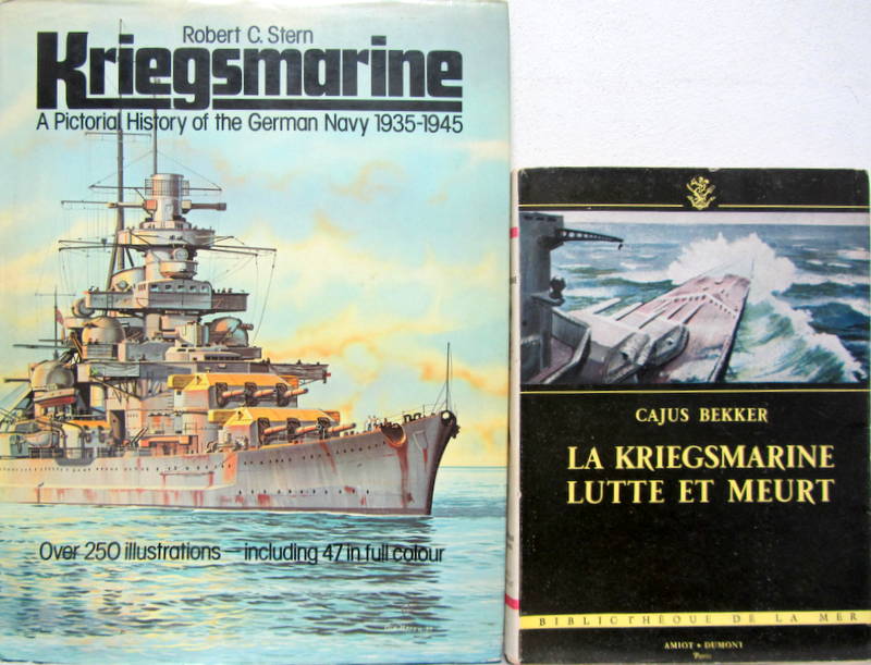Couverture de KRIEGSMARINE A PICTORIAL HISTORY 1935-45 - LA KRIEGSMARINE LUTTE ET MEURT
