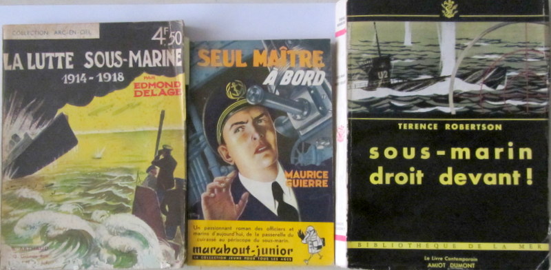 Couverture de LA LUTTE SOUS MARINE 1914-1918 - SEUL MAITRE A BORD - SOUS MARIN DROIT DEVANT