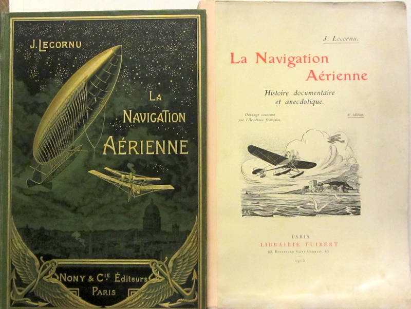 Couverture de LA NAVIGATION AERIENNE DE J. LECORNU 
SANS BALLONS  G. DE LA LANDELLE