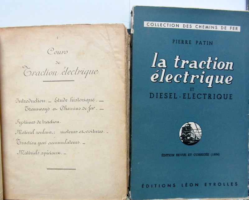 Couverture de 1900 COURS DE TRACTION ELECTRIQUE - LA TRACTION ELECTRIQUE ET DIESEL ELECTRIQUE 1954