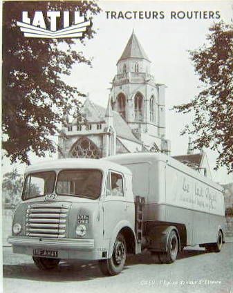 Couverture de LATIL TRACTEURS ROUTIERS 1956