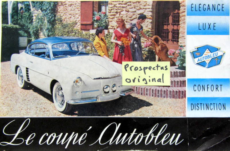 Couverture de AUTOBLEU LE COUPE CATALOGUE + DESCRIPTIF TEINTES TARIF