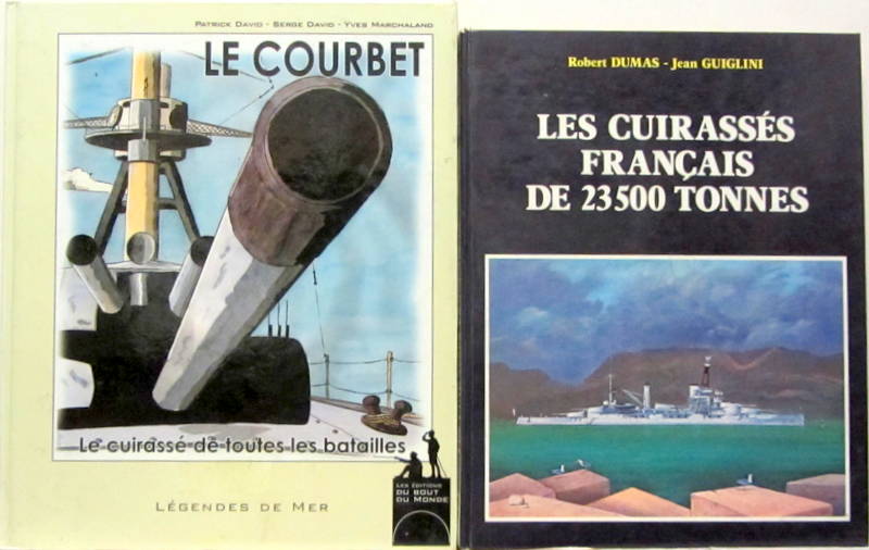 Couverture de LE COURBET LE CUIRASSE DE TOUTES LES BATAILLES
- LES CUIRASSES FRANCAIS DE 23500 TONNES