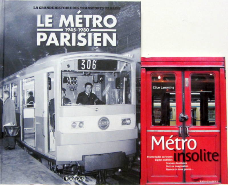 Couverture de 1900-1945  1945_1980 LE METRO PARISIEN _ METRO INSOLITE