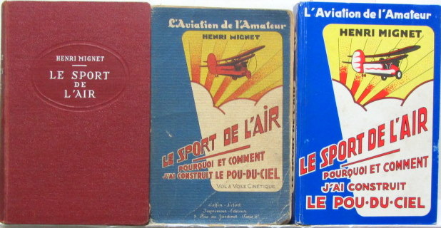 Couverture de LE SPORT DE L'AIR POURQUOI ET COMMENT J'AI CONSTRUIT LE POU DU CIEL H.MIGNET
