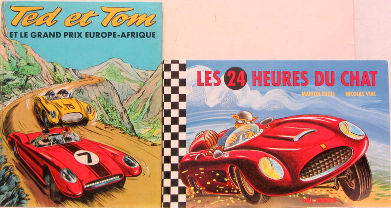 Couverture de TED ET TOM ET LE GRAND PRIX EUROPE -AFRIQUE BD  - LES 24 HEURES DU CHAT