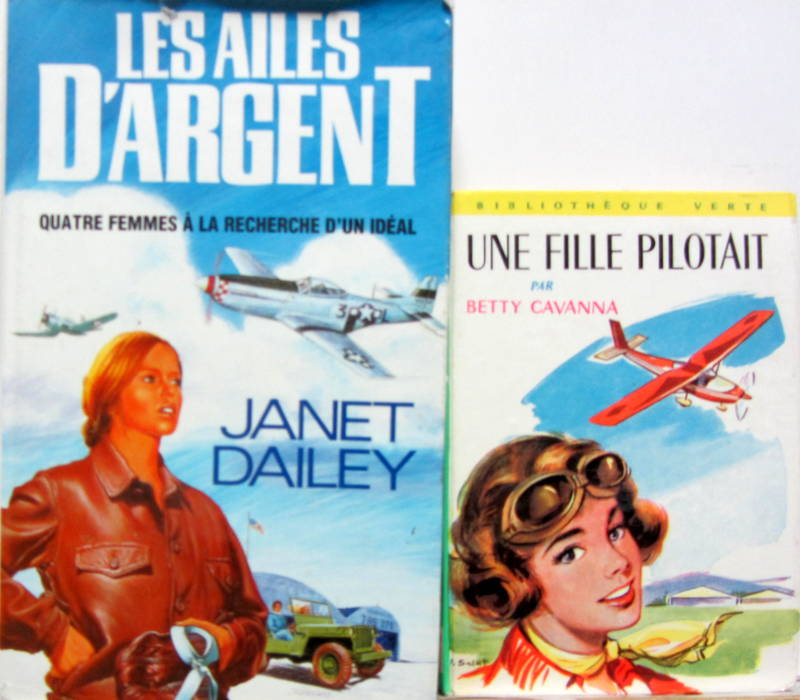 Couverture de LES AILES D'ARGENT QUATRE FEMMES A LA RECHERCHE D'UN IDEAL - UNE FILLE PILOTAIT