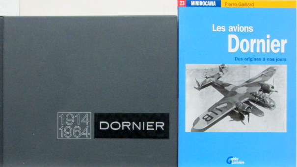 Couverture de DORNIER 1914-1964 EN ALLEMAND - LES AVIONS DORNIER DES ORIGINES A NOS JOURS EN FRANCAIS AU CHOIX