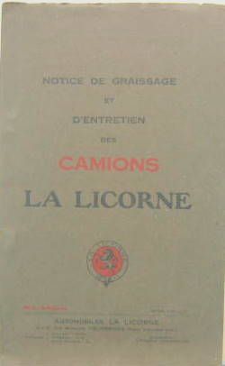 Couverture de LA LICORNE CAMION EU4H-EFU40-EFU4H-
EFU4HS