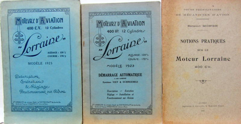 Couverture de LORRAINE DIETRICH MOTEUR 400 CV 12 CYLINDRES ENTRETIEN DEMMARAGE AUTOMATIQUE - NOTIONS PRATIQUES