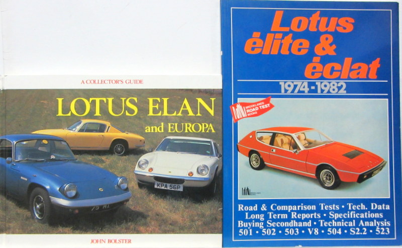 Couverture de LOTUS ELAN AND EUROPA - ELITE AND ECLAT 1974 A 1982 EN ANGLAIS